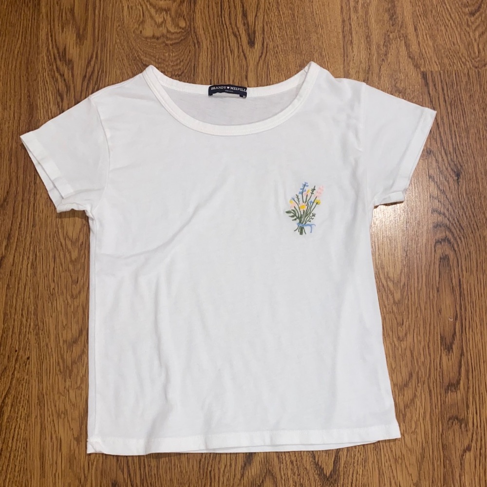 Brandy Melville T-Shirt Crop Top